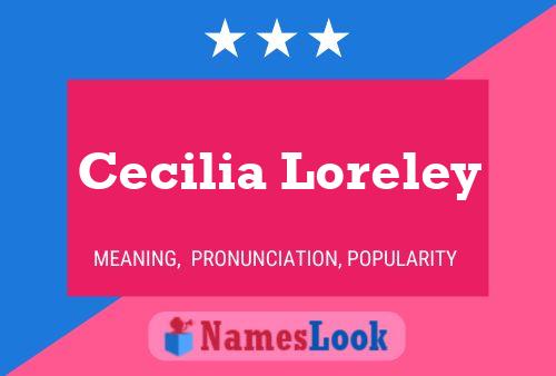 Poster del nome Cecilia Loreley