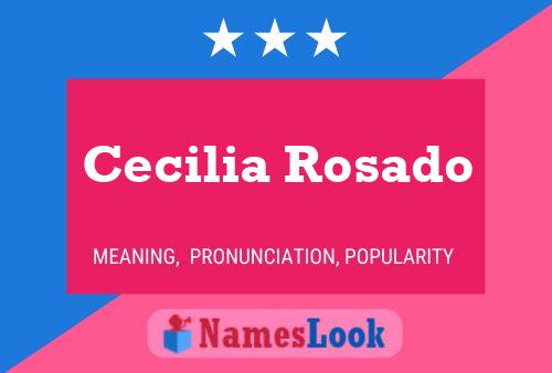 Poster del nome Cecilia Rosado