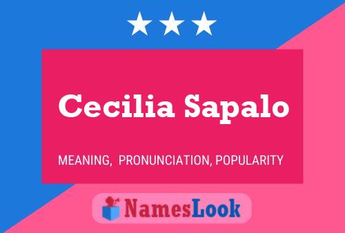 Poster del nome Cecilia Sapalo