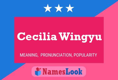 Poster del nome Cecilia Wingyu