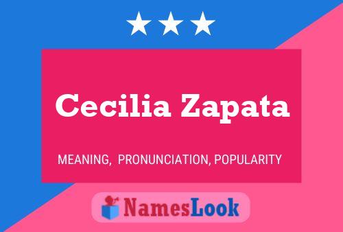 Poster del nome Cecilia Zapata