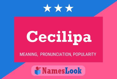 Poster del nome Cecilipa