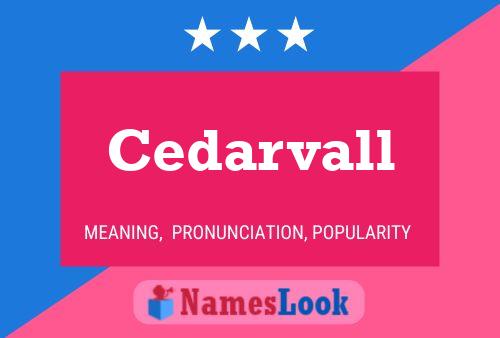 Poster del nome Cedarvall