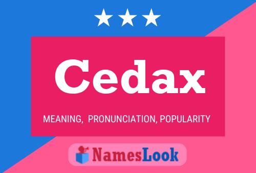 Poster del nome Cedax