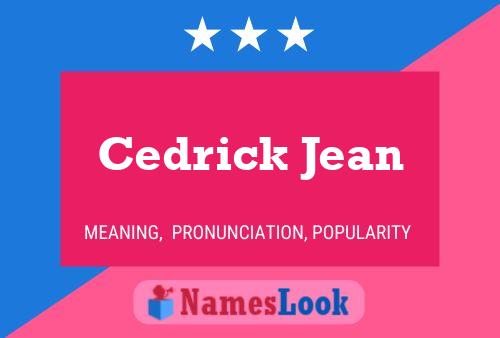 Poster del nome Cedrick Jean