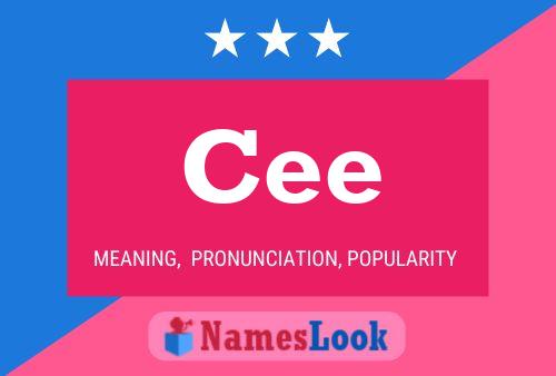 Poster del nome Cee