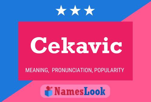 Poster del nome Cekavic