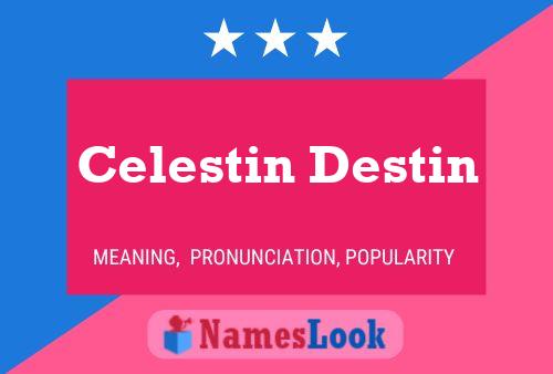 Poster del nome Celestin Destin