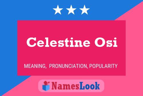 Poster del nome Celestine Osi