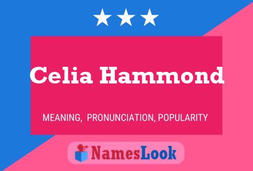 Poster del nome Celia Hammond