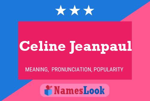 Poster del nome Celine Jeanpaul