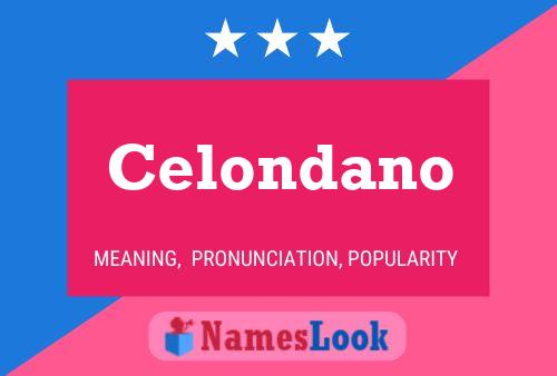 Poster del nome Celondano