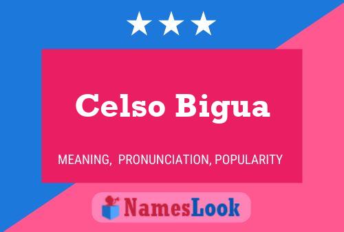 Poster del nome Celso Bigua