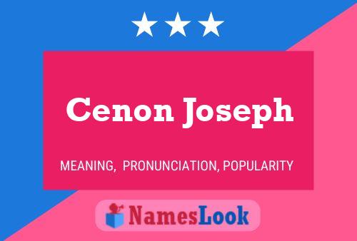 Poster del nome Cenon Joseph