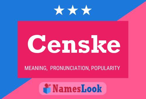 Poster del nome Censke