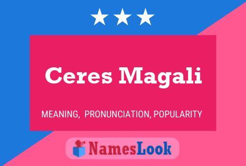 Poster del nome Ceres Magali