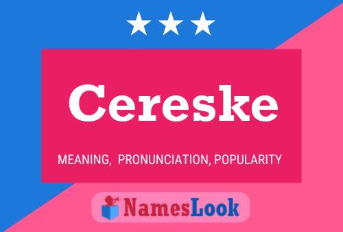 Poster del nome Cereske