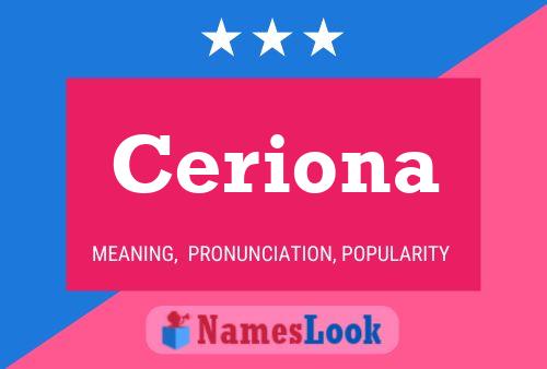 Poster del nome Ceriona