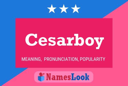 Poster del nome Cesarboy