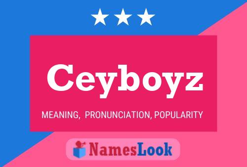 Poster del nome Ceyboyz