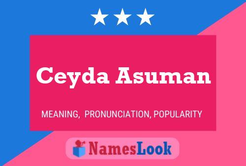 Poster del nome Ceyda Asuman