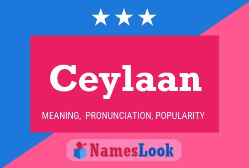 Poster del nome Ceylaan