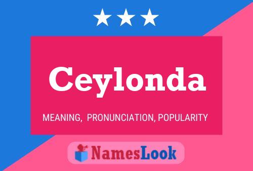 Poster del nome Ceylonda