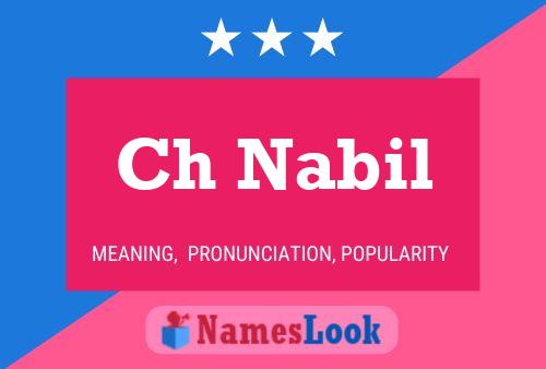 Poster del nome Ch Nabil