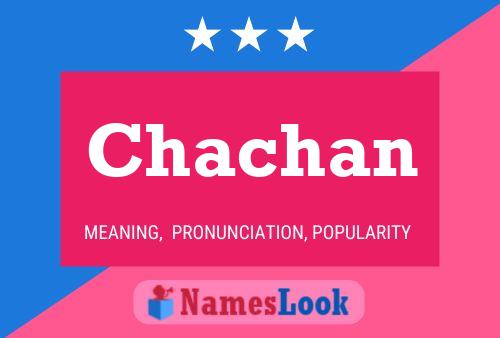 Poster del nome Chachan