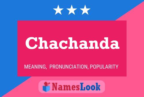 Poster del nome Chachanda