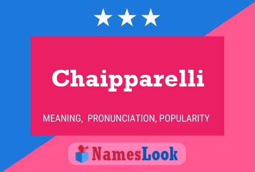 Poster del nome Chaipparelli