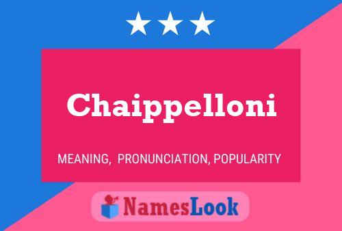 Poster del nome Chaippelloni