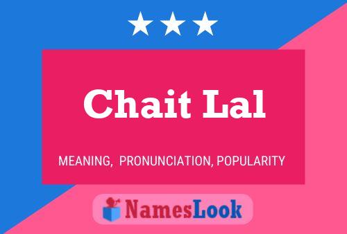 Poster del nome Chait Lal