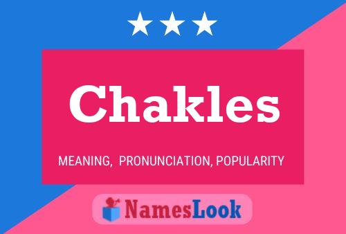 Poster del nome Chakles