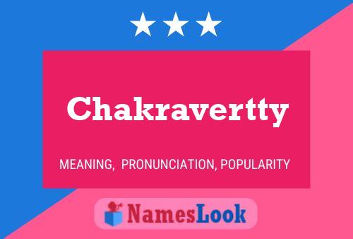 Poster del nome Chakravertty