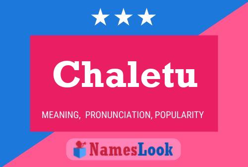 Poster del nome Chaletu