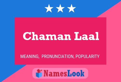 Poster del nome Chaman Laal