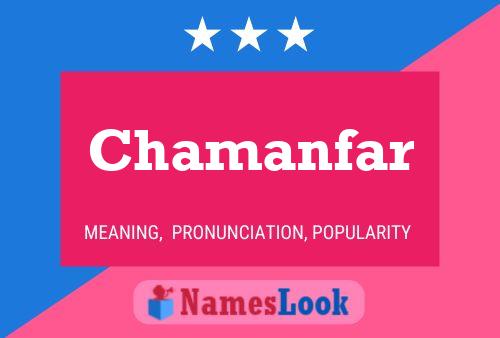 Poster del nome Chamanfar