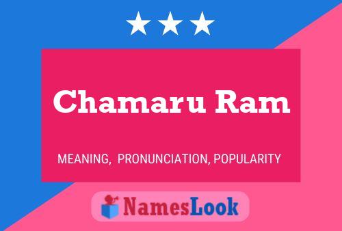 Poster del nome Chamaru Ram