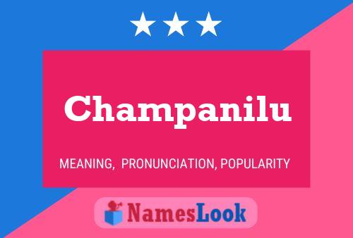 Poster del nome Champanilu