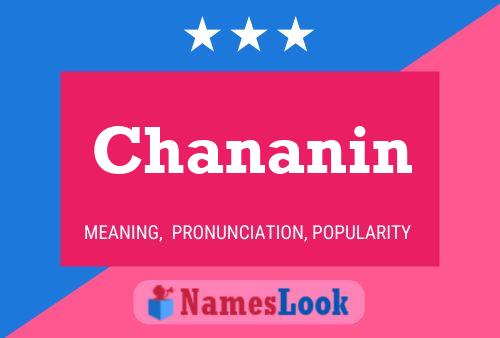 Poster del nome Chananin