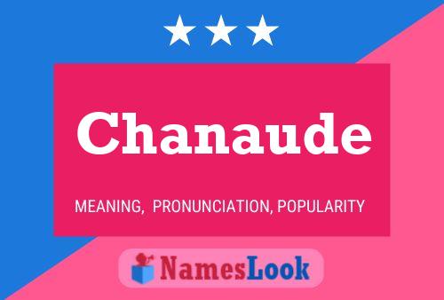 Poster del nome Chanaude