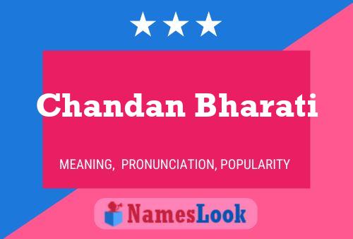 Poster del nome Chandan Bharati