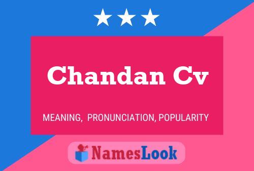 Poster del nome Chandan Cv