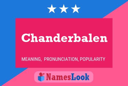 Poster del nome Chanderbalen