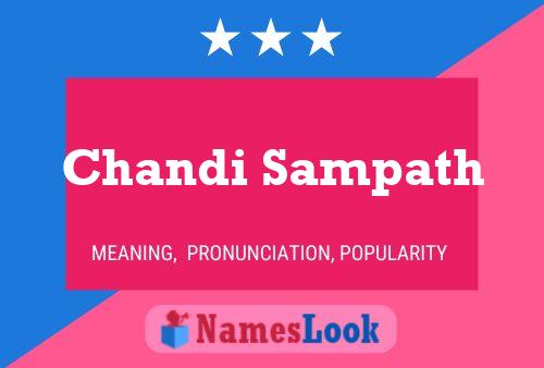 Poster del nome Chandi Sampath