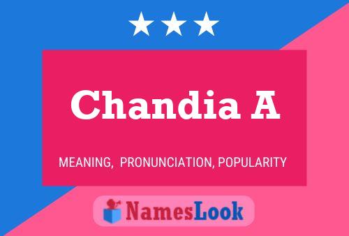 Poster del nome Chandia A