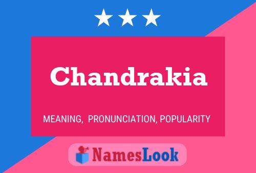 Poster del nome Chandrakia