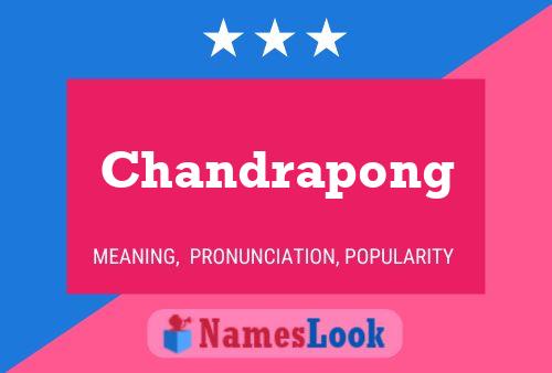 Poster del nome Chandrapong