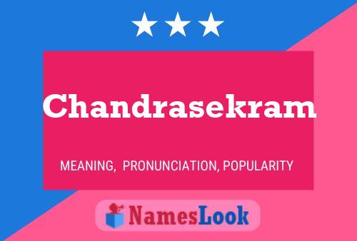 Poster del nome Chandrasekram